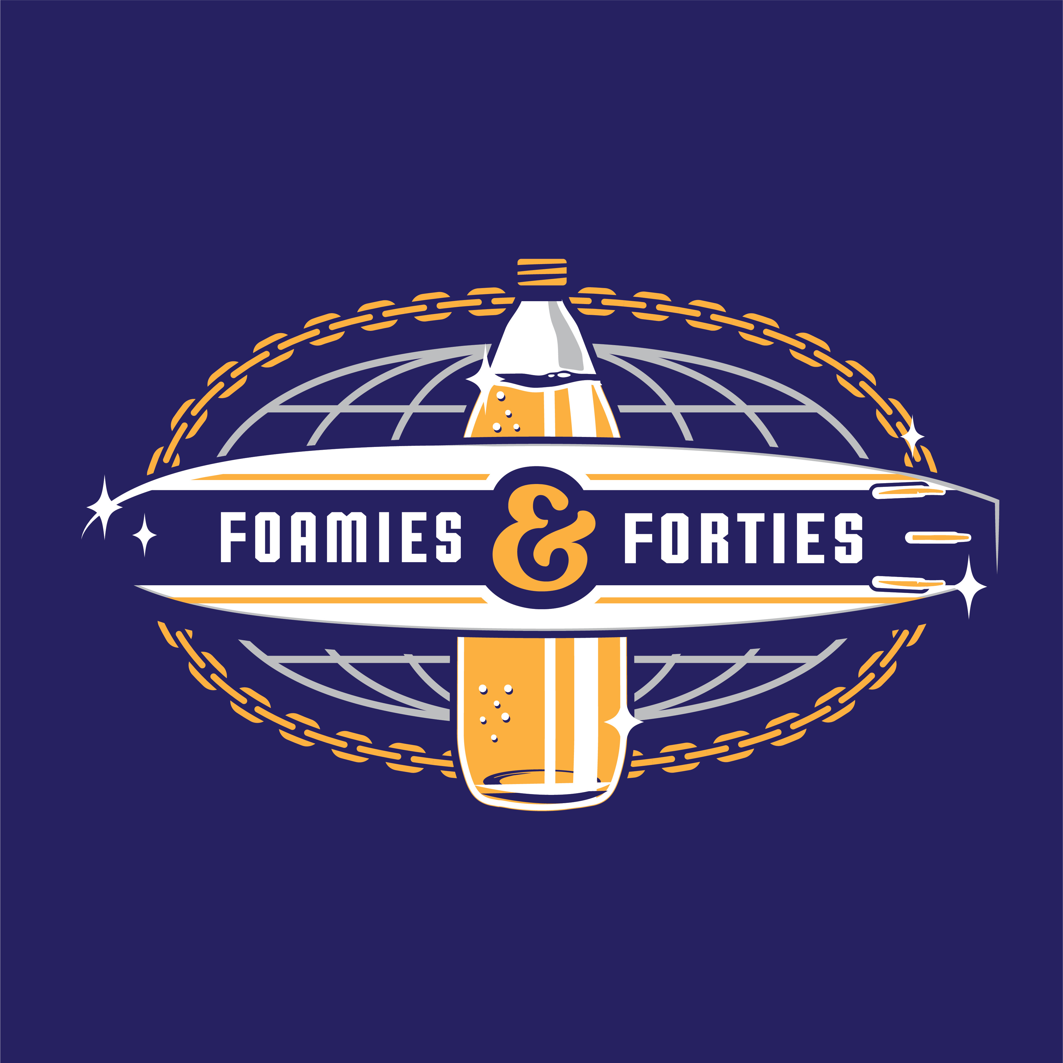 Forties & Foamies Logo